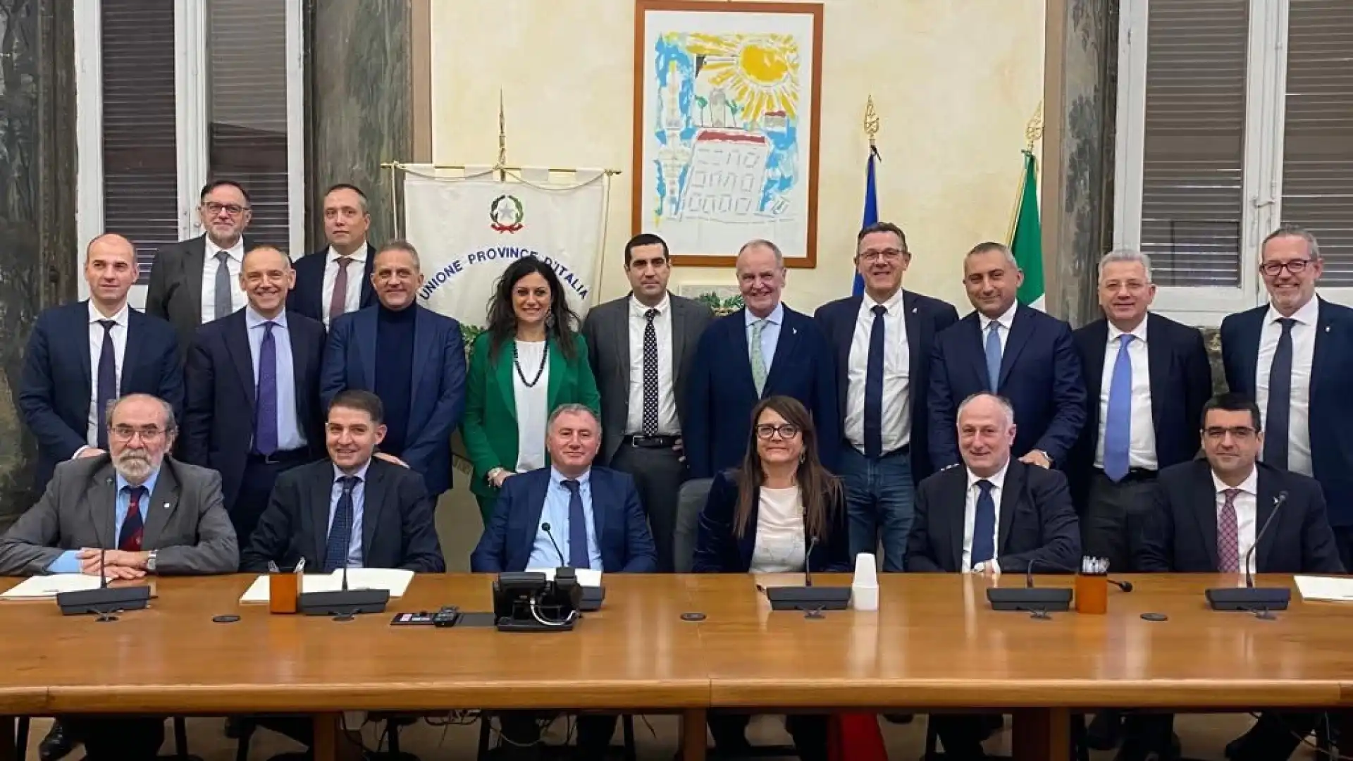 Angelo Caruso nominato vicepresidente dell'Unione Province Italiane. La prima volta per un presidente della Provincia dell'Aquila.